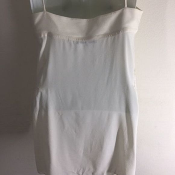 Helmut Lang Ecru Hi/Low Spaghetti Strap Ca… - Picture 12 of 15